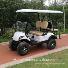 Kraftvolle Ezgo-Golfwagen mit Off-Road-Reifen